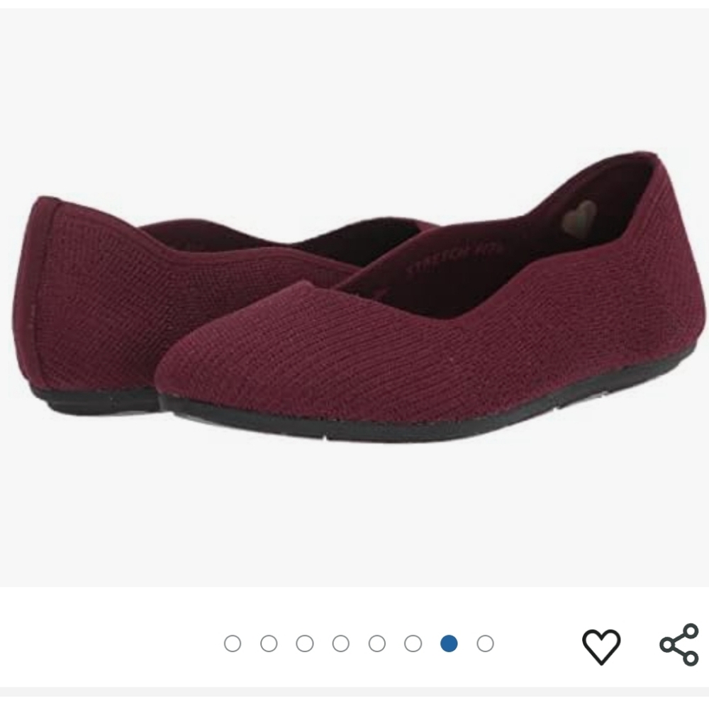Skechers Cleo 2.0 Burgundy/Wine Flats